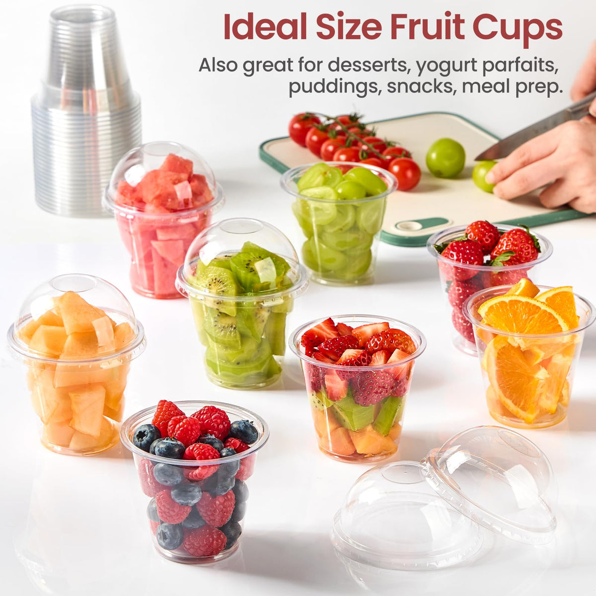 Jycnolm freezer-safe cups ideal for cold storage of fruit