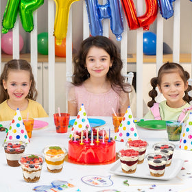 Jycnolm fruit dessert cups showcase colorful snacks for parties