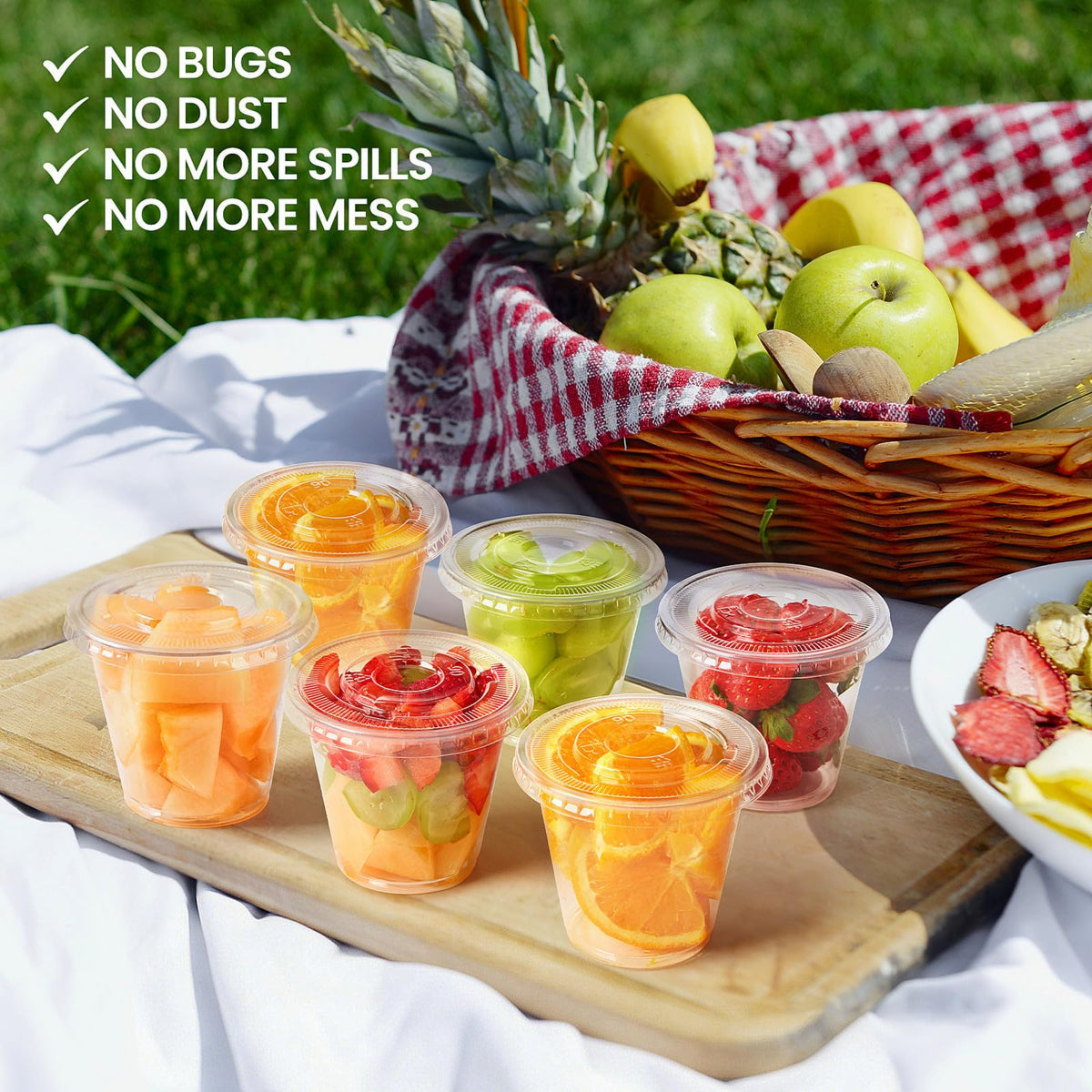 Jycnolm yogurt dessert cup with lid for portable snacking.