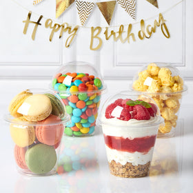 Jycnolm 9oz parfait cups highlight layered yogurts and toppings
