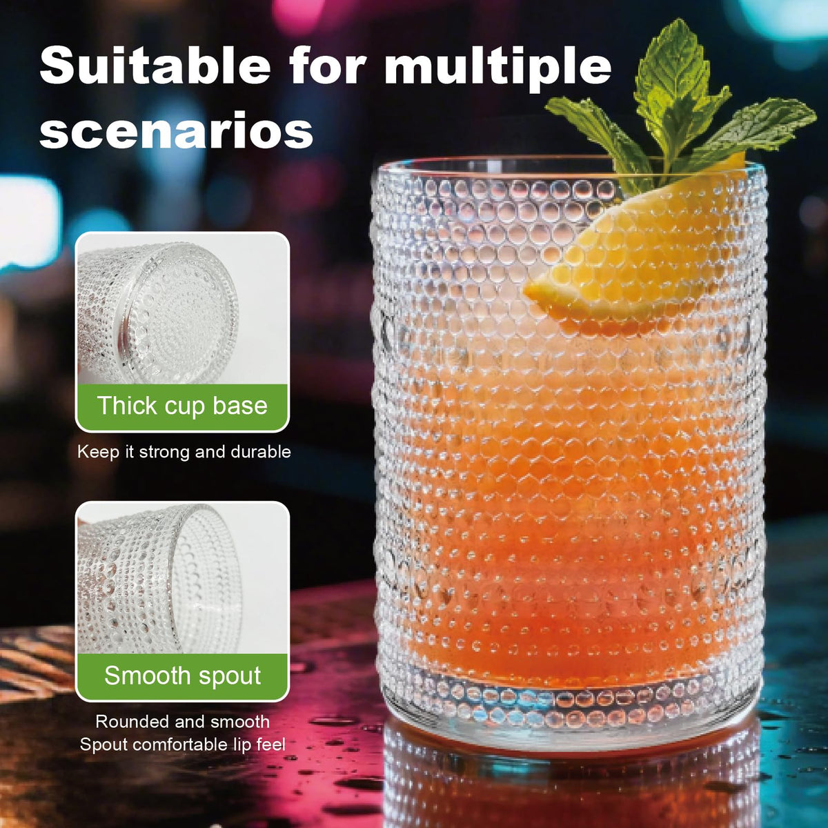 JYlanglin Hobnail set ideal for weddings and gatherings as a gift