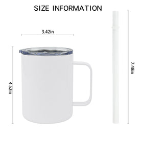 JYLJINGYULI blank straight tumbler with lid and straw for crafts.