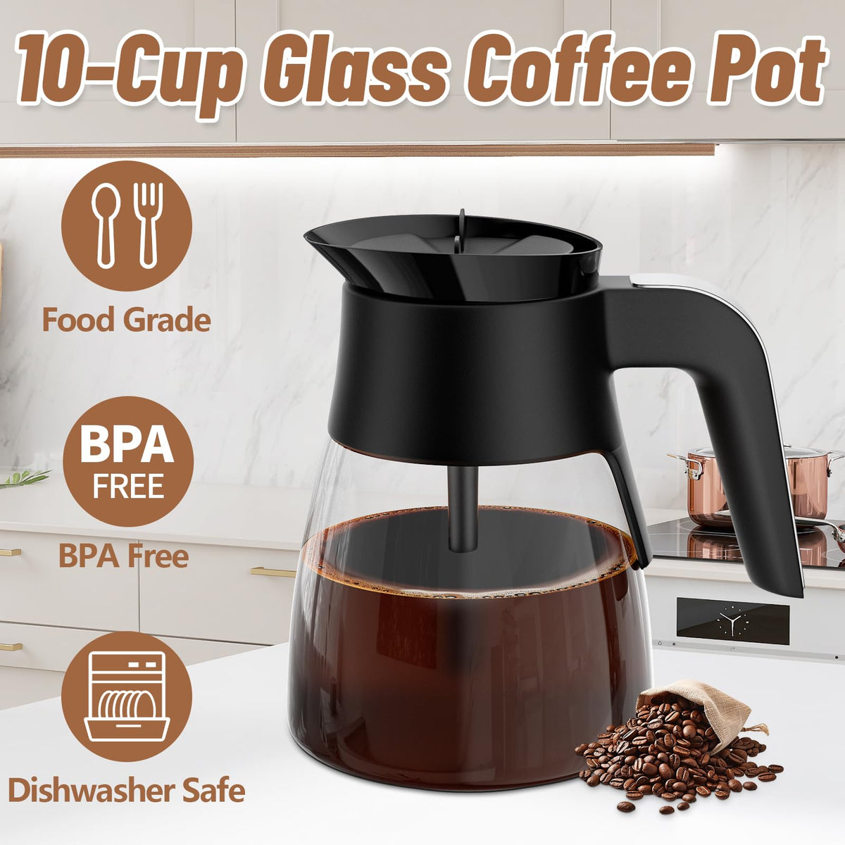 JYNTU Ninja carafe wide mouth design for thorough cleaning