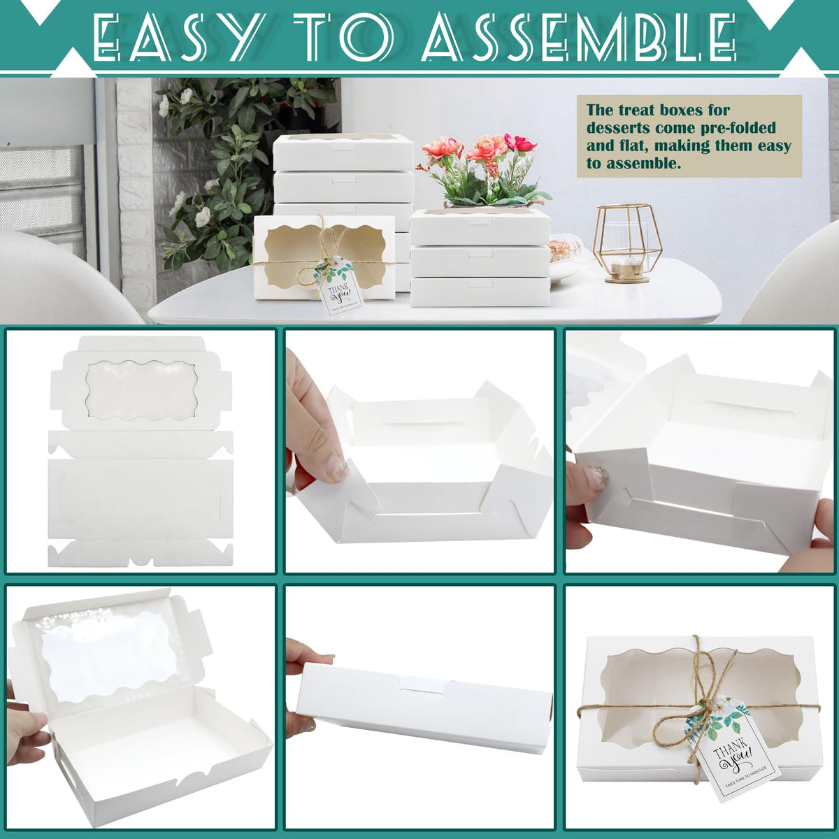 Jyongmer pre-folded lines for easy assembly of boxes