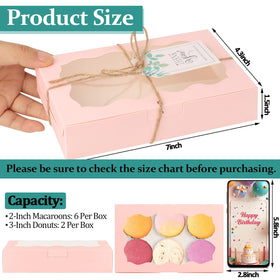 Jyongmer clear-window pastry box highlights desserts while staying sturdy for transport.