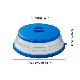 JYYHSF foldable plate cover with steam vent preserves moisture and aroma.