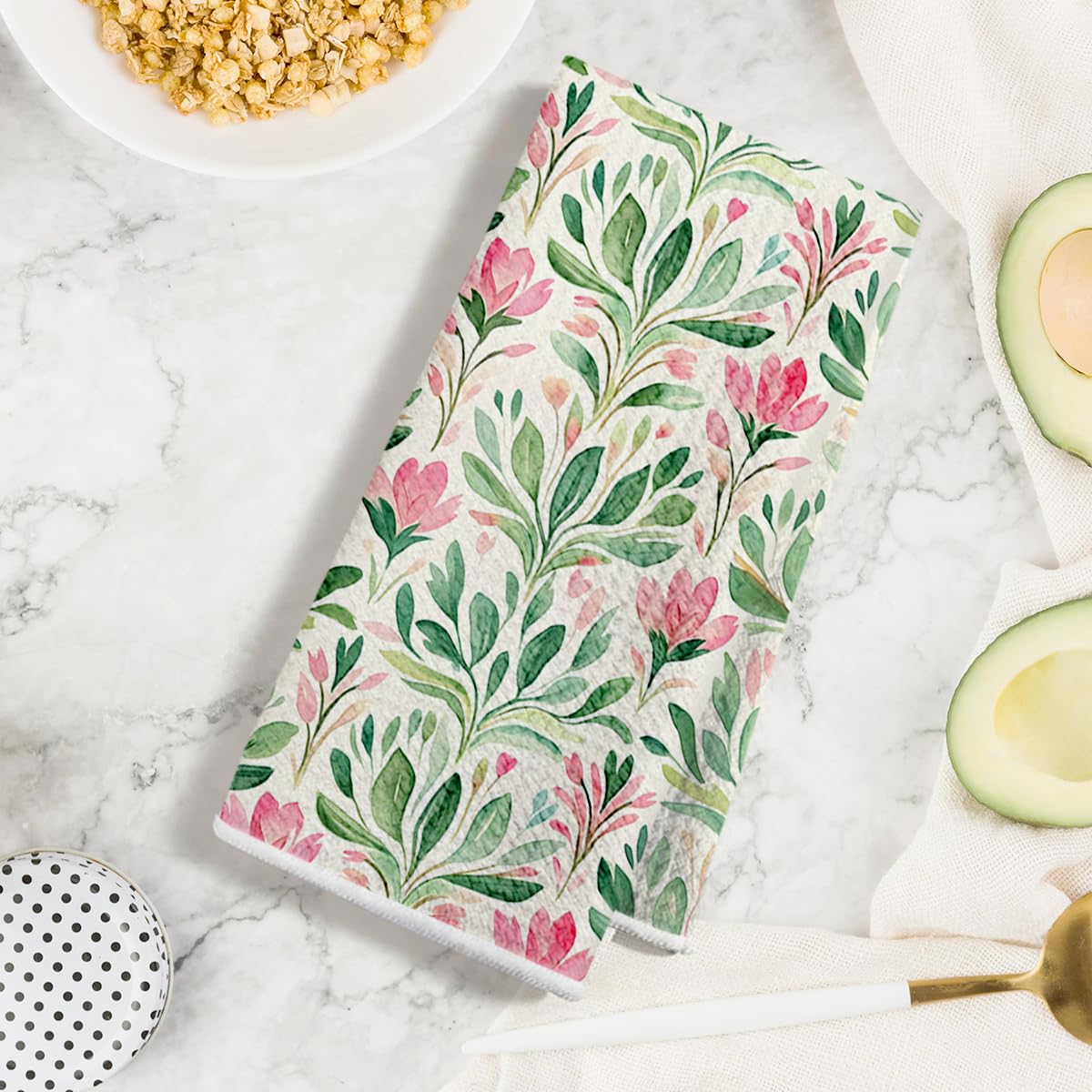 Jztco microfiber absorbent kitchen towels ideal for quick spill cleanup in daily use.