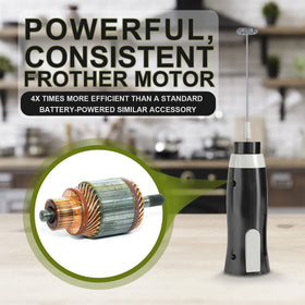 K-Brands durable 18/10 stainless frother for long-lasting kitchen use