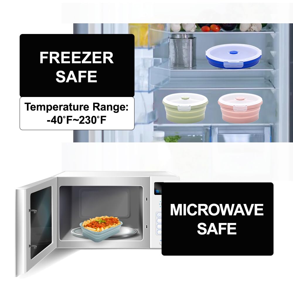 K HOME VT indigo dishwasher-safe containers simplify cleanup after meals.