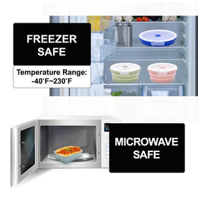 K HOME VT indigo dishwasher-safe containers simplify cleanup after meals.