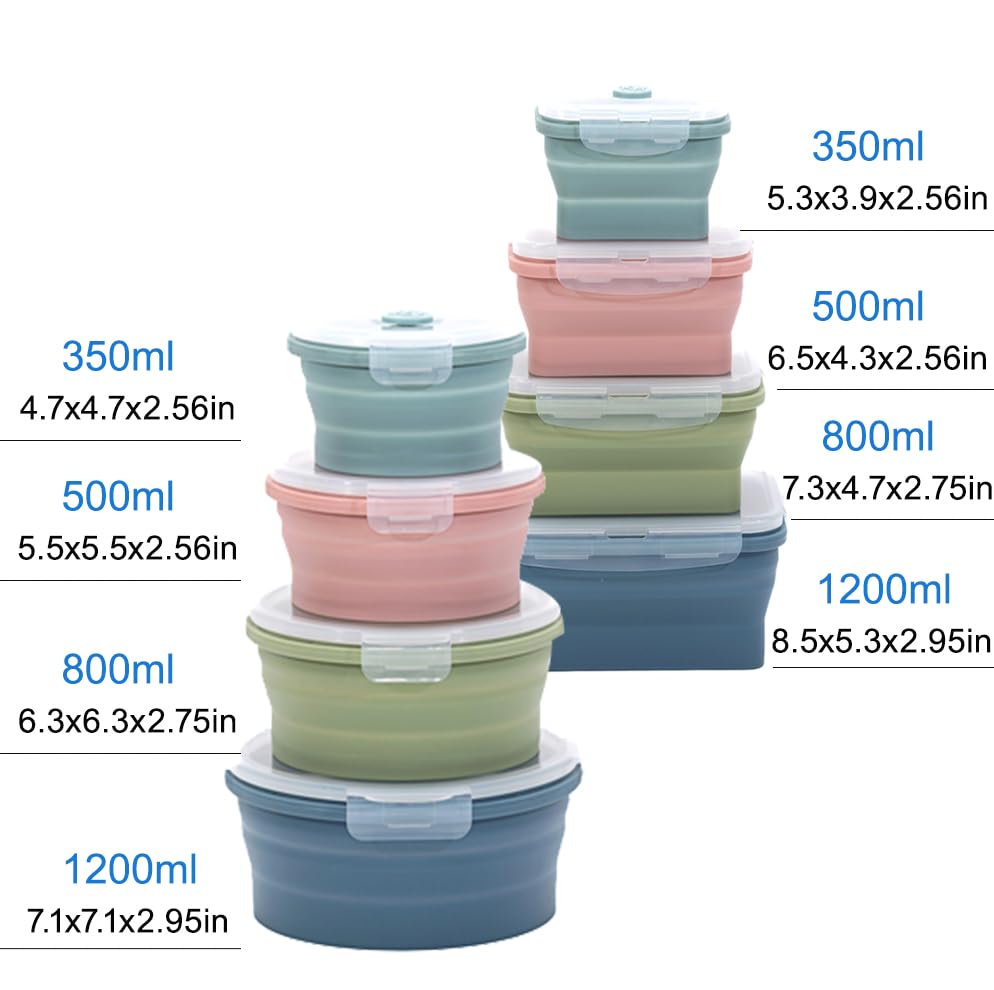 K HOME VT indigo containers for meal prep, lunch, picnics, and travel.