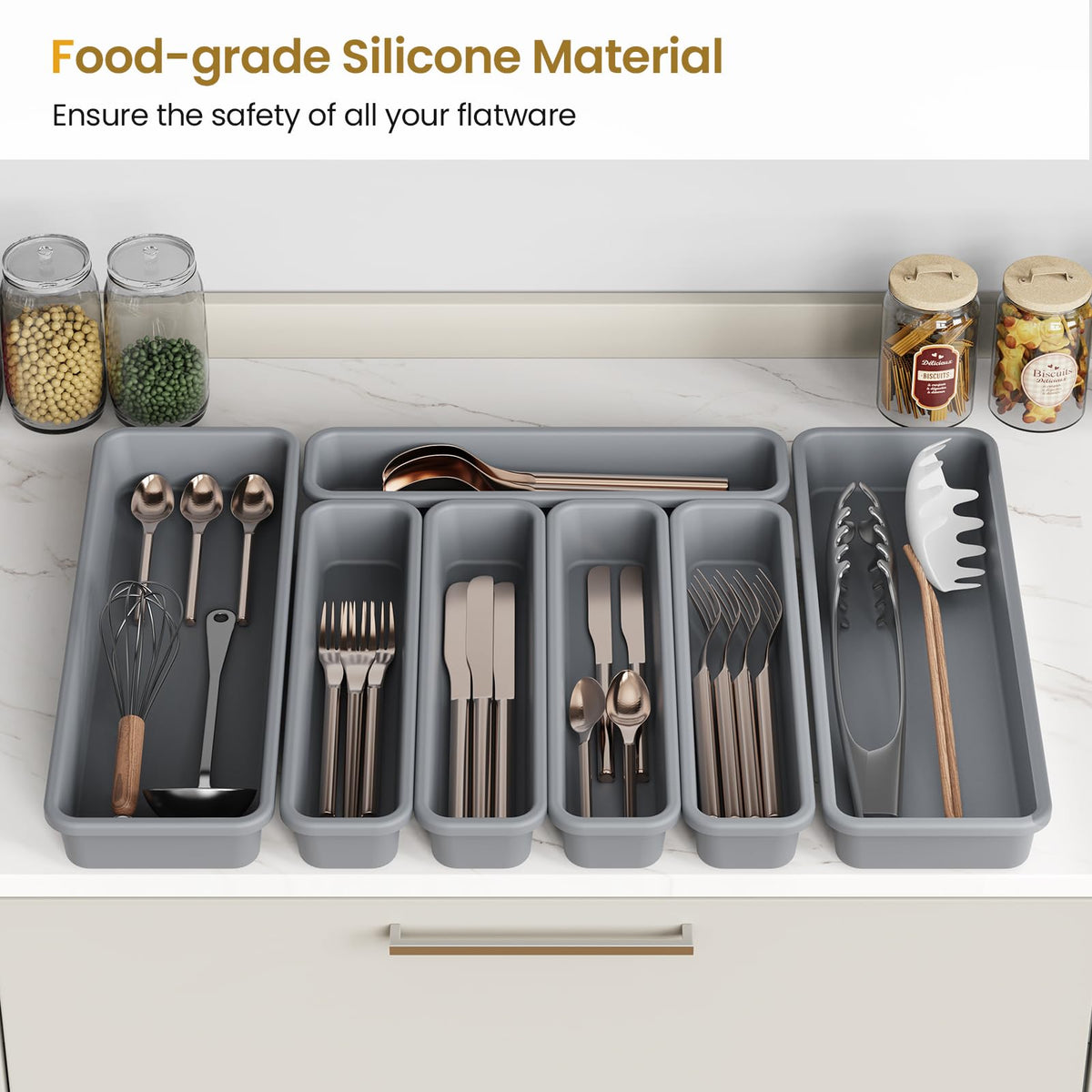 K KORKUAN diy-combination system shows adjustable compartments for customized storage