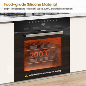 K KORKUAN heat-resistant silicone withstands up to 200°C for safe use