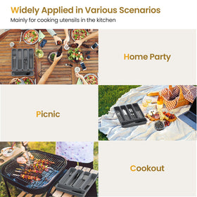 K KORKUAN silicone organizer ideal for gatherings and picnics