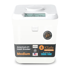 Kitchen Safe K-Safe holds a phone and snacks, helping you reduce impulse temptations during busy days.