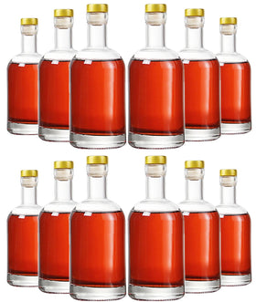 Kaachli clear glass bottle 12oz displays true color for wines and infusions.