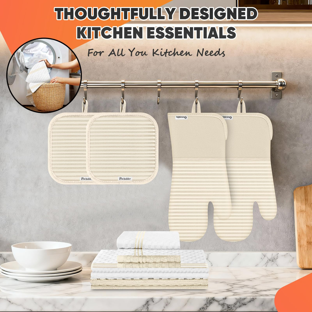 KacNacPro complete kitchen set neatly displayed in a bundle.