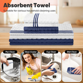 KacNacPro dish cloths quick drying cotton ideal for wiping and drying dishes.