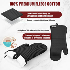 KacNacPro 100% cotton dish towels absorb spills and dry surfaces quickly.