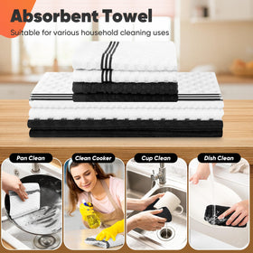 KacNacPro dishcloths absorbent for fast drying and spotless counters.