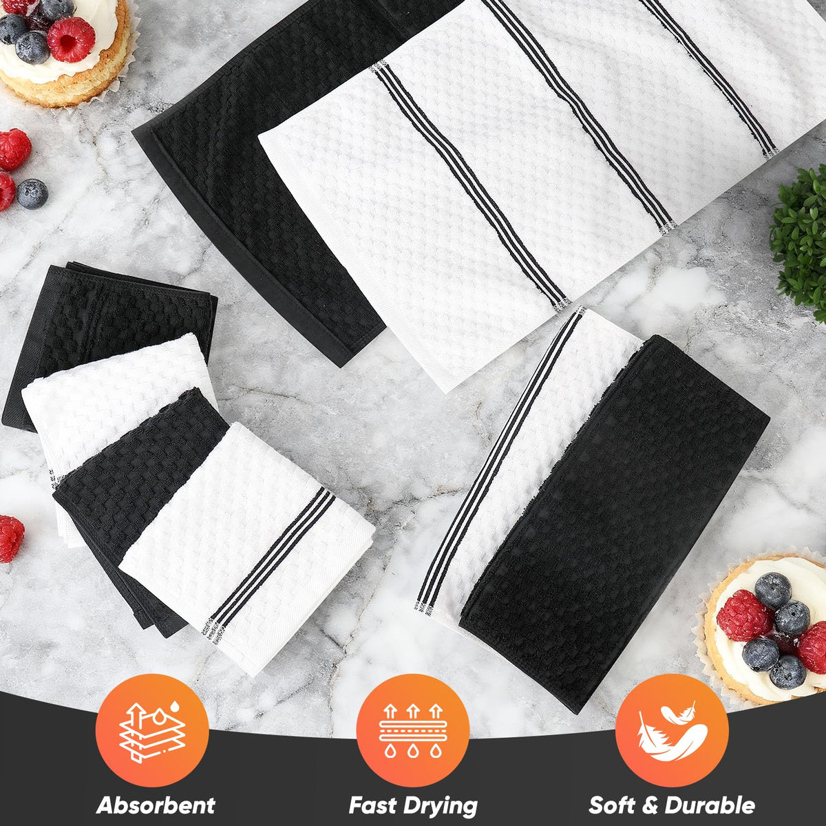 KacNacPro extended cuffs protect wrists during oven transfers.