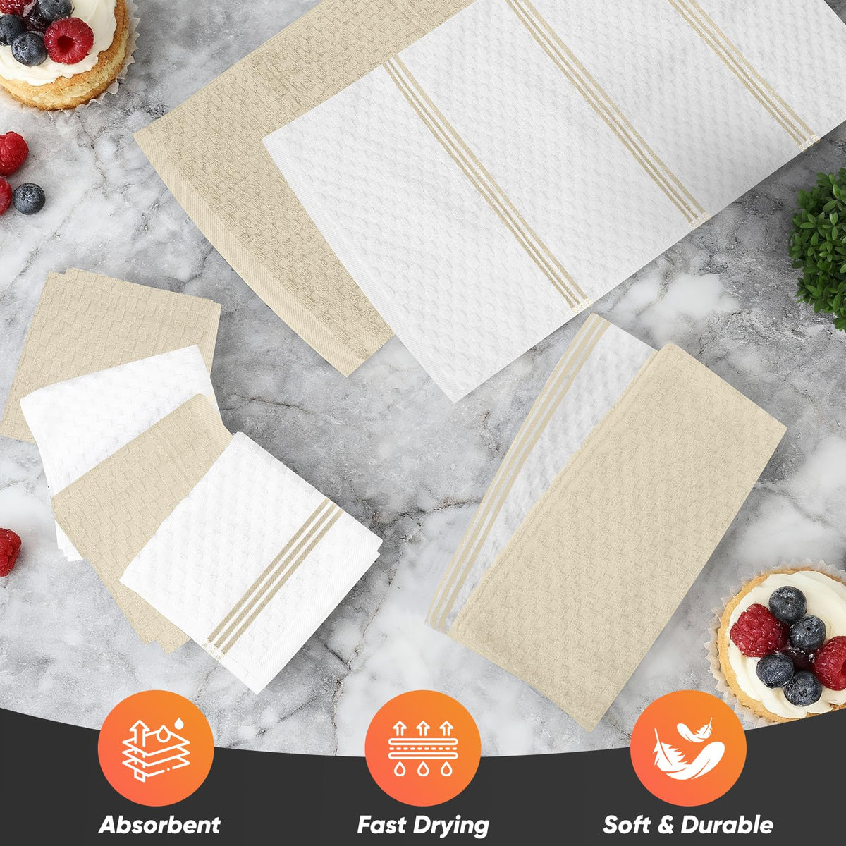 KacNacPro oven gloves with extended cuffs for full wrist protection.