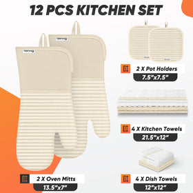 KacNacPro pot holders providing heat-resistant safety during transfers.
