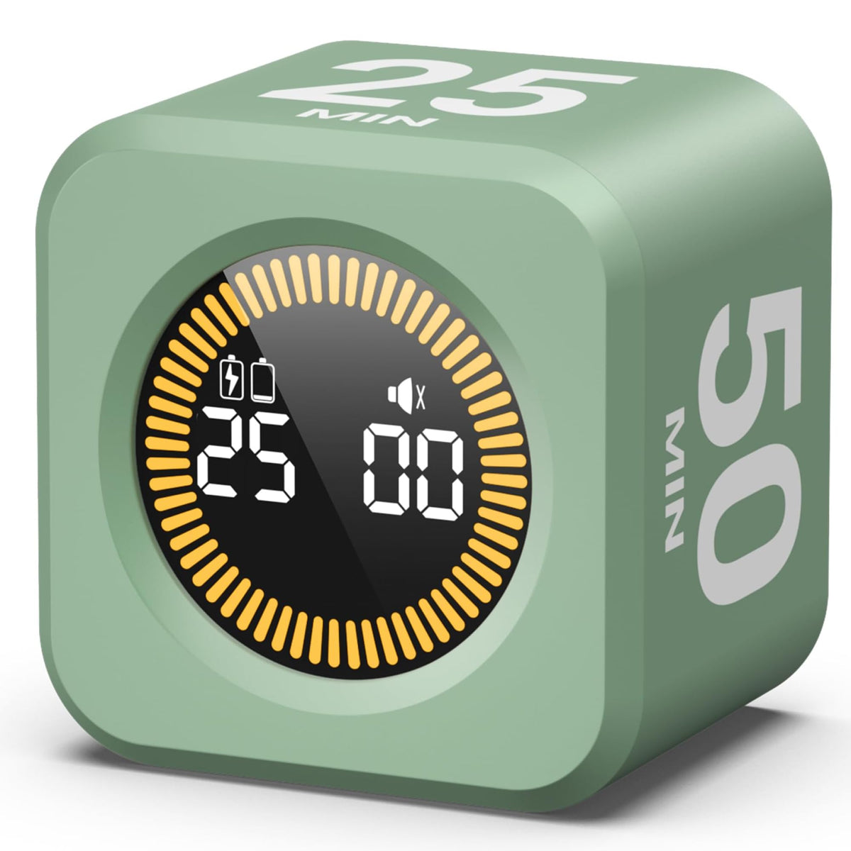 KADAMS Pomodoro Cube Timer with visual LED ring guides focus during work sessions.