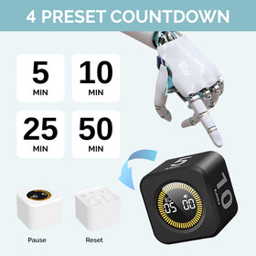KADAMS Pomodoro Cube visual 10-minute preset for study sessions