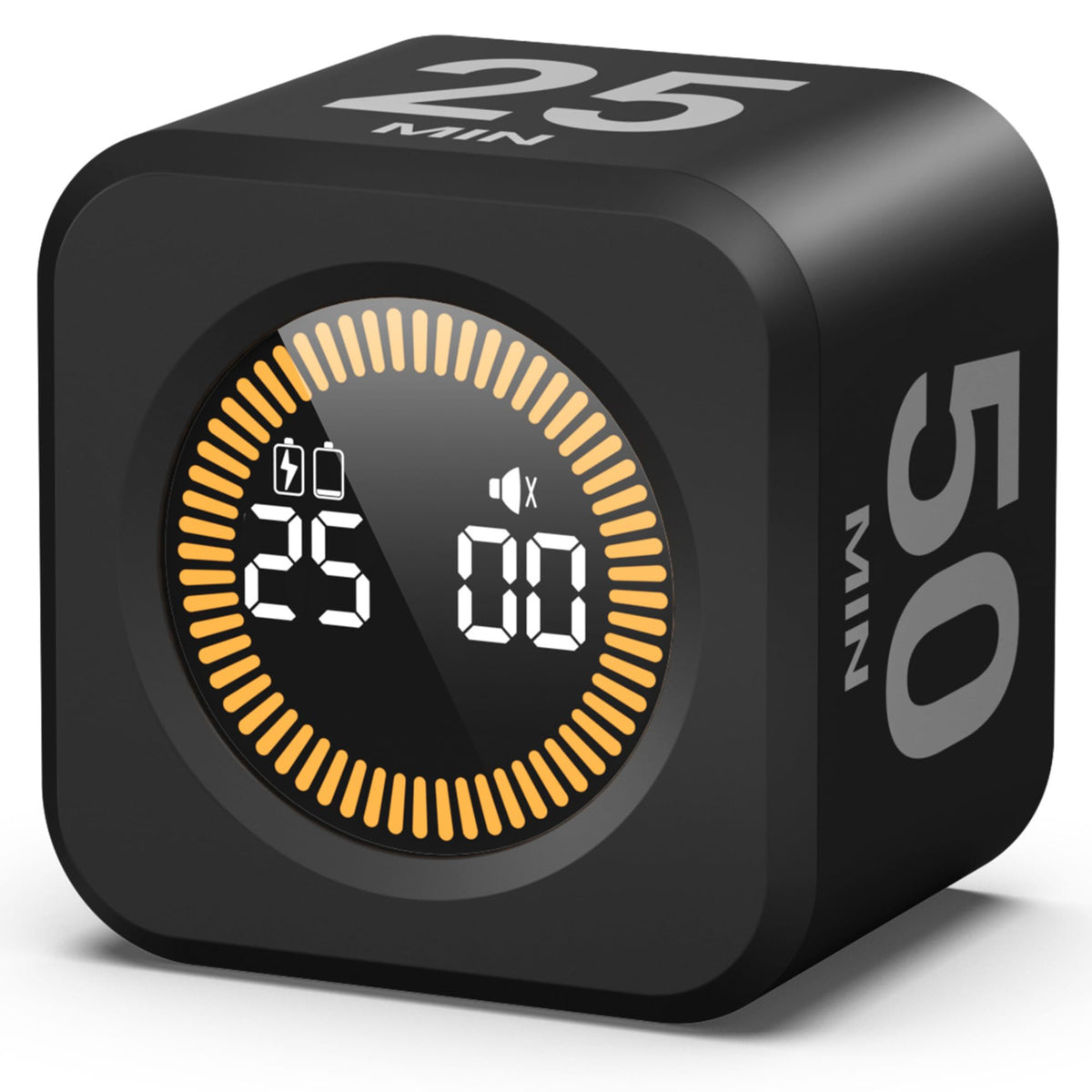 KADAMS Pomodoro Cube visual 5-minute preset countdown for focused work