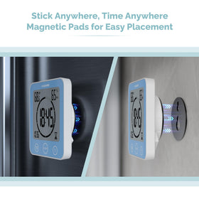 KADAMS suction cup mount offers flexible placement on mirrors and glass.