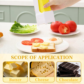 KAELUX butter slicer with airtight lid preserves freshness and prevents odors.