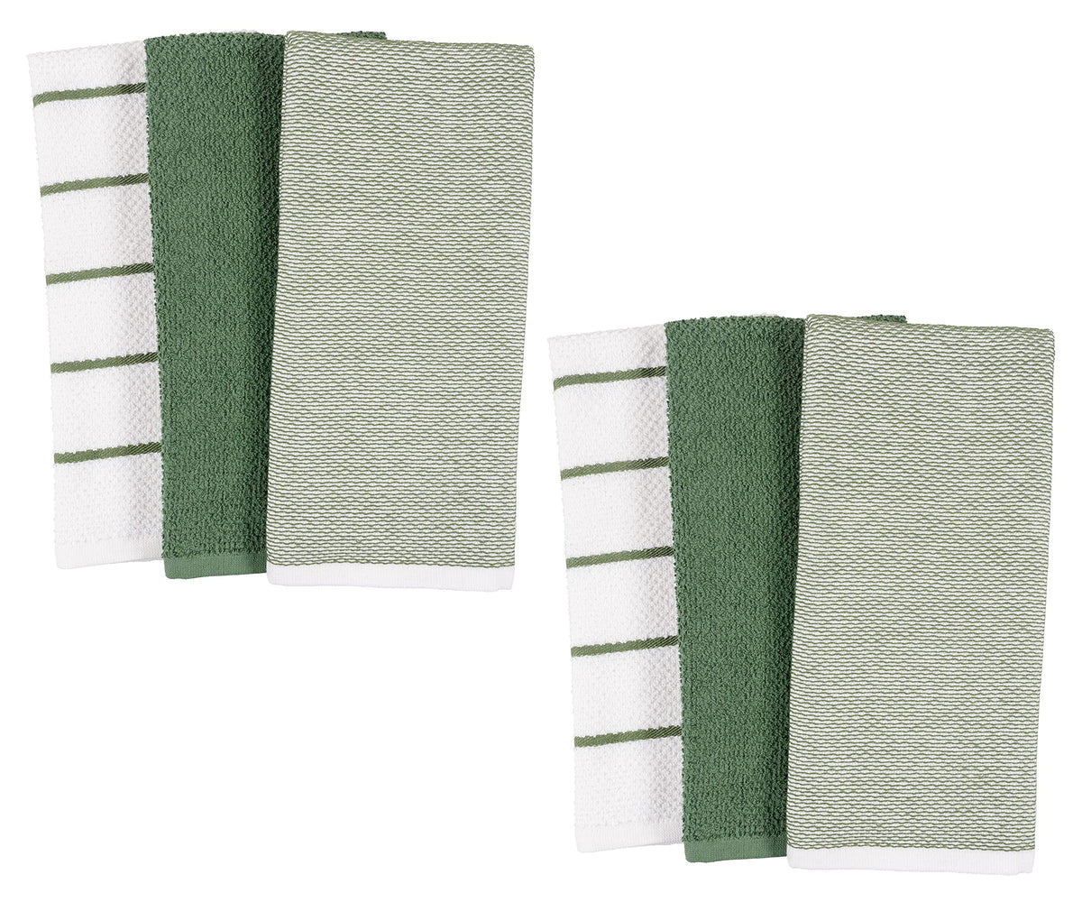 KAF Home Ayesha Curry towels are machine washable for easy care.
