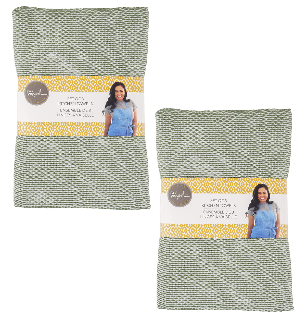 KAF Home Ayesha Curry towels absorb spills quickly, keeping surfaces cleaner.