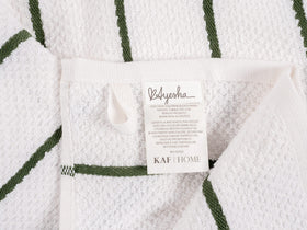 KAF Home Ayesha Curry solid dyed towel, high absorbency for messy counters.