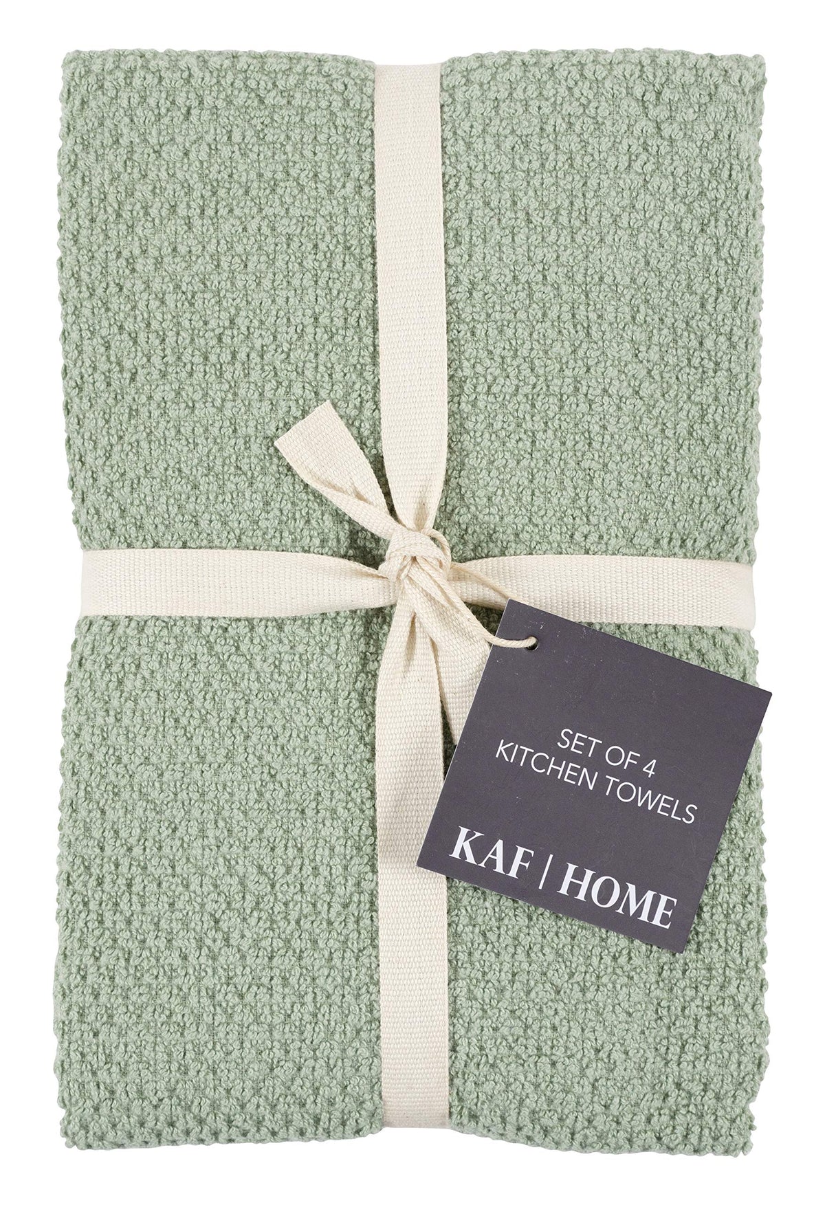 KAF Home Deluxe Popcorn Terry towel folded on drawer for easy access