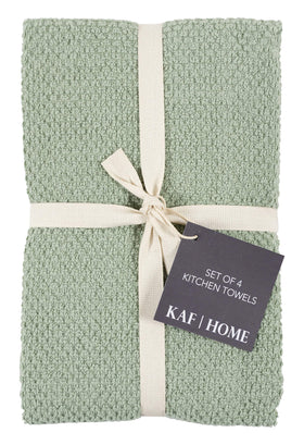 KAF Home Deluxe Popcorn Terry towel folded on drawer for easy access