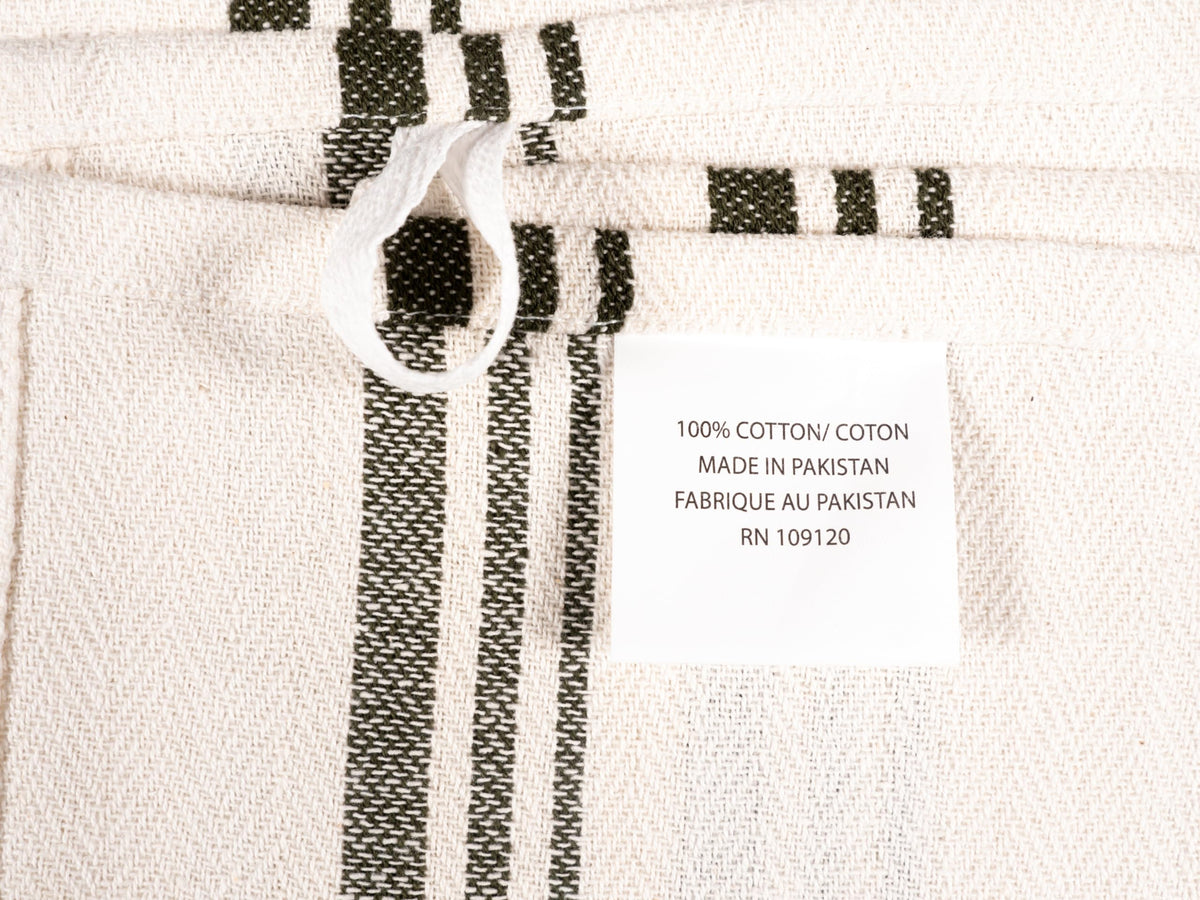 KAF Home towels feature mixed patterns for a decorative kitchen touch.