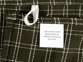 KAF Home olive flat towels ideal for dish cleaning and hands drying.