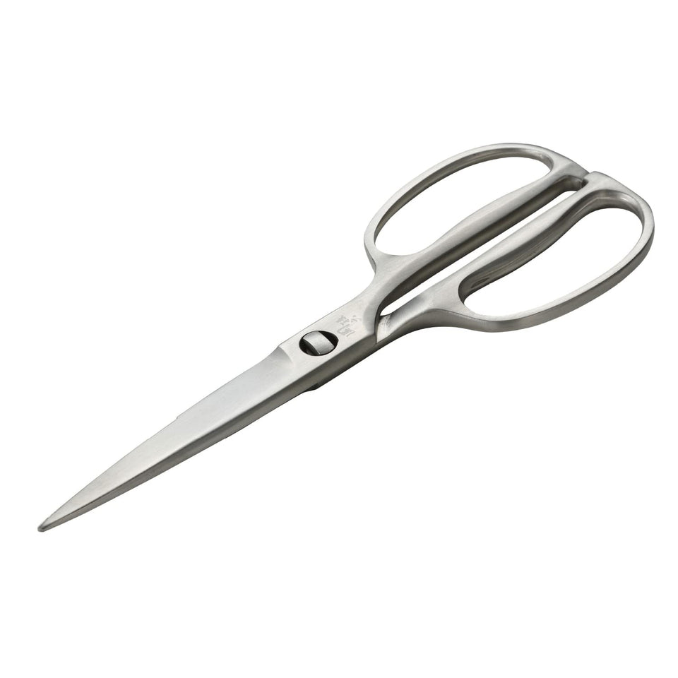 Kai kitchen scissors disassembly view highlights easy cleaning and hygienic use.