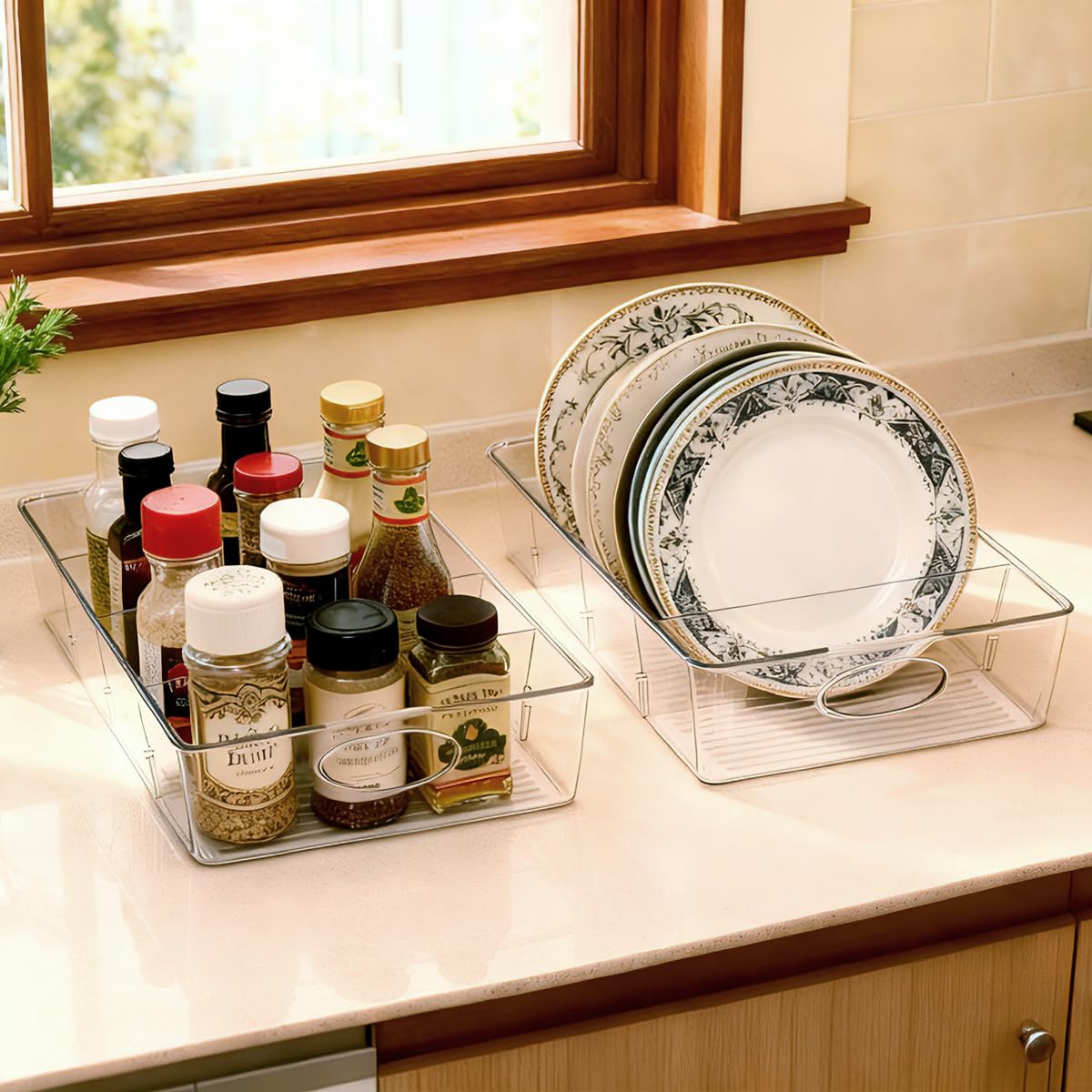 KAIDELI 2-pack keeps lids neatly accessible even in deep drawers.