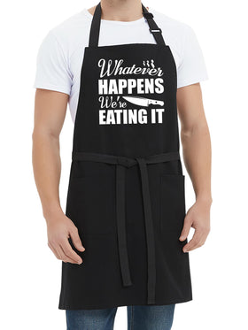 Kaidouma funny apron cotton material offers soft, durable use