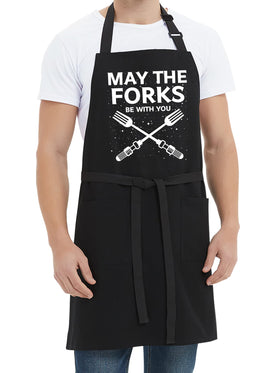 Kaidouma grill apron adjustable neck strap for easy, personalized fit
