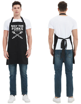 Kaidouma grill apron cotton texture emphasizes soft yet sturdy material