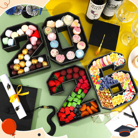 Colorful, standout design enhances event decor and food presentation.