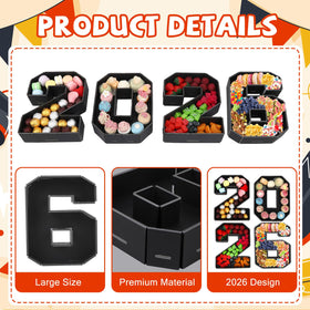 Durable cardboard construction supports food presentation while remaining lightweight for transport.