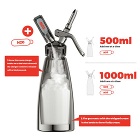 Kaiser Chef cold foam and nitro capabilities for coffee and desserts