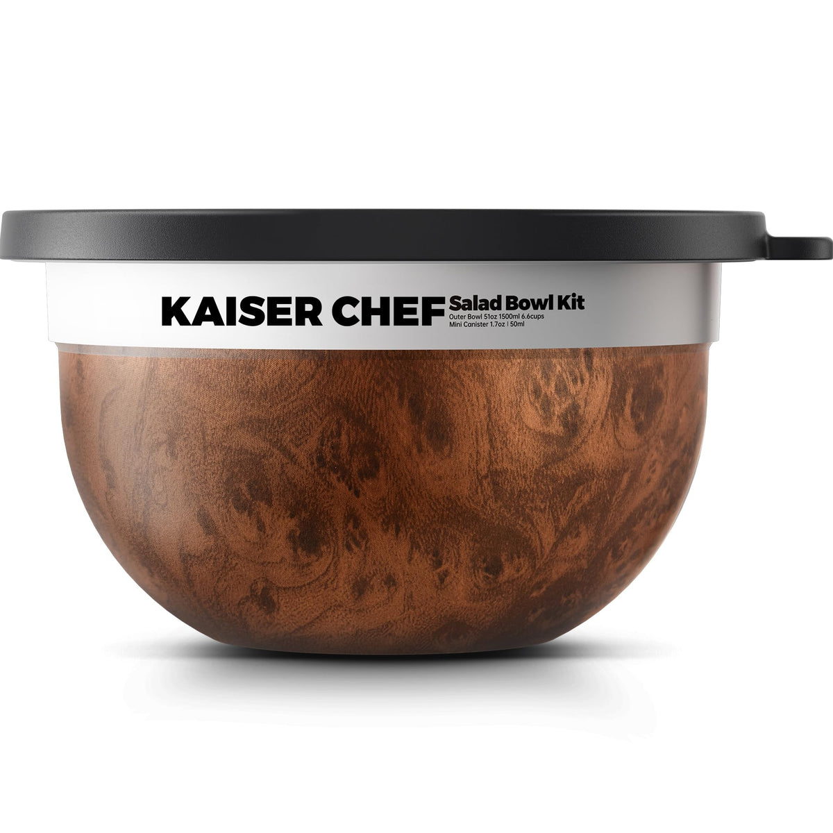 Kaiser chef leakproof design close-up, mess-free lunches on the move.