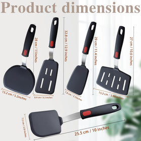 KAKAMINA pancake flipper spatula from the set, perfect for light, even flips.