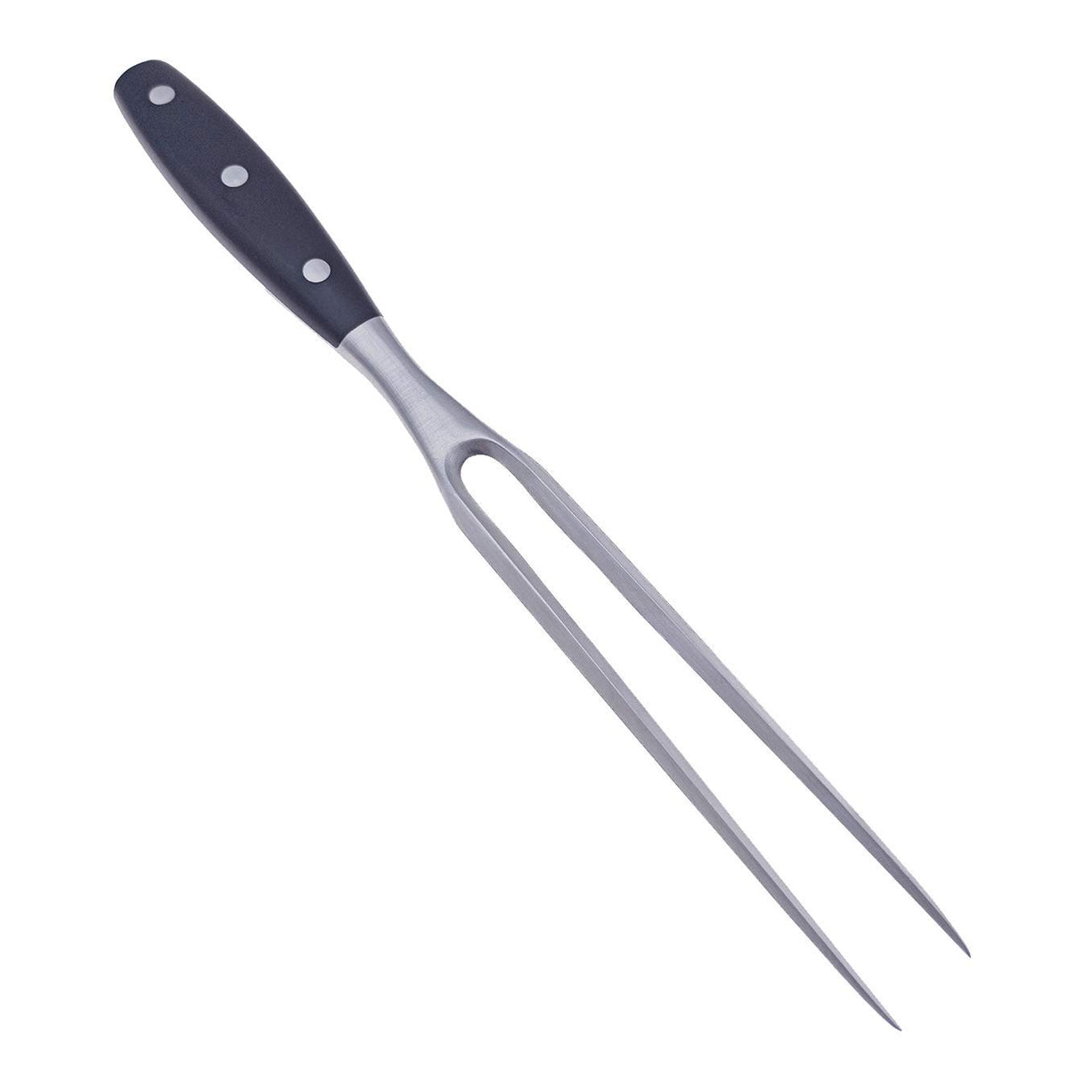 Kakamono barbecue fork sturdy design for secure turning on grills.